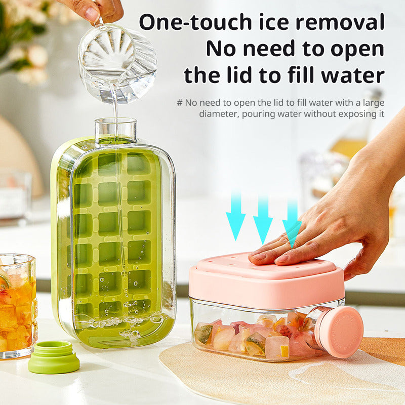 Ice - covered tray; freezer - overflow prevention ice tray - E-Esther Clothing Store
