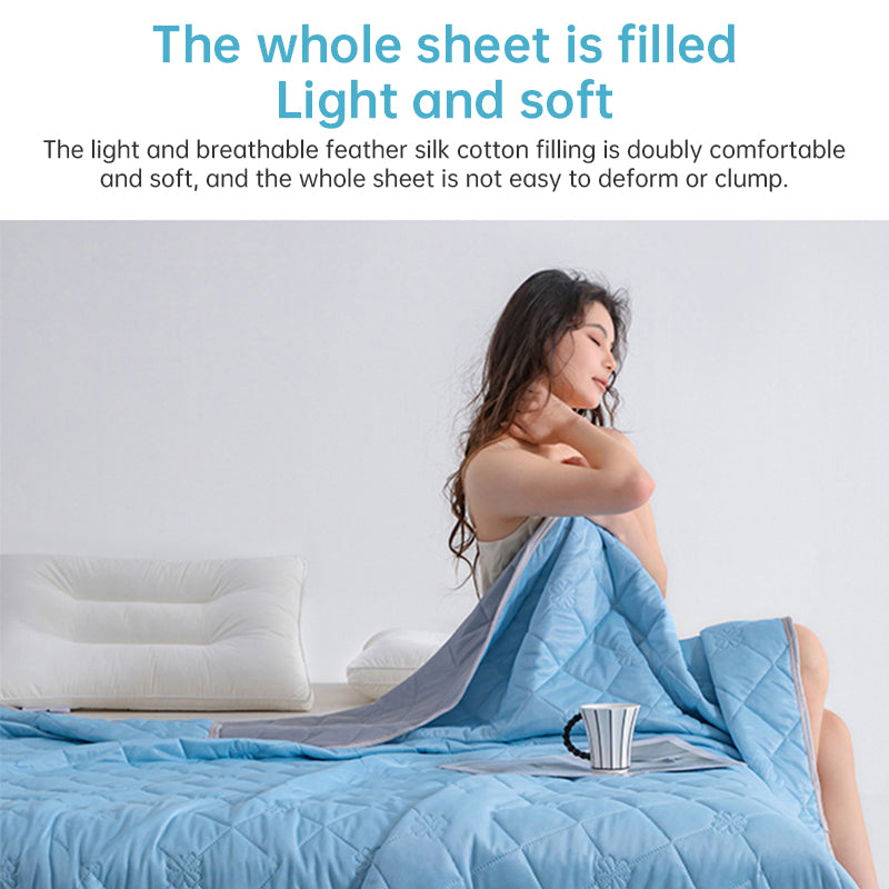Grade A Cooling Blanket: Soft, breathable, king/queen size