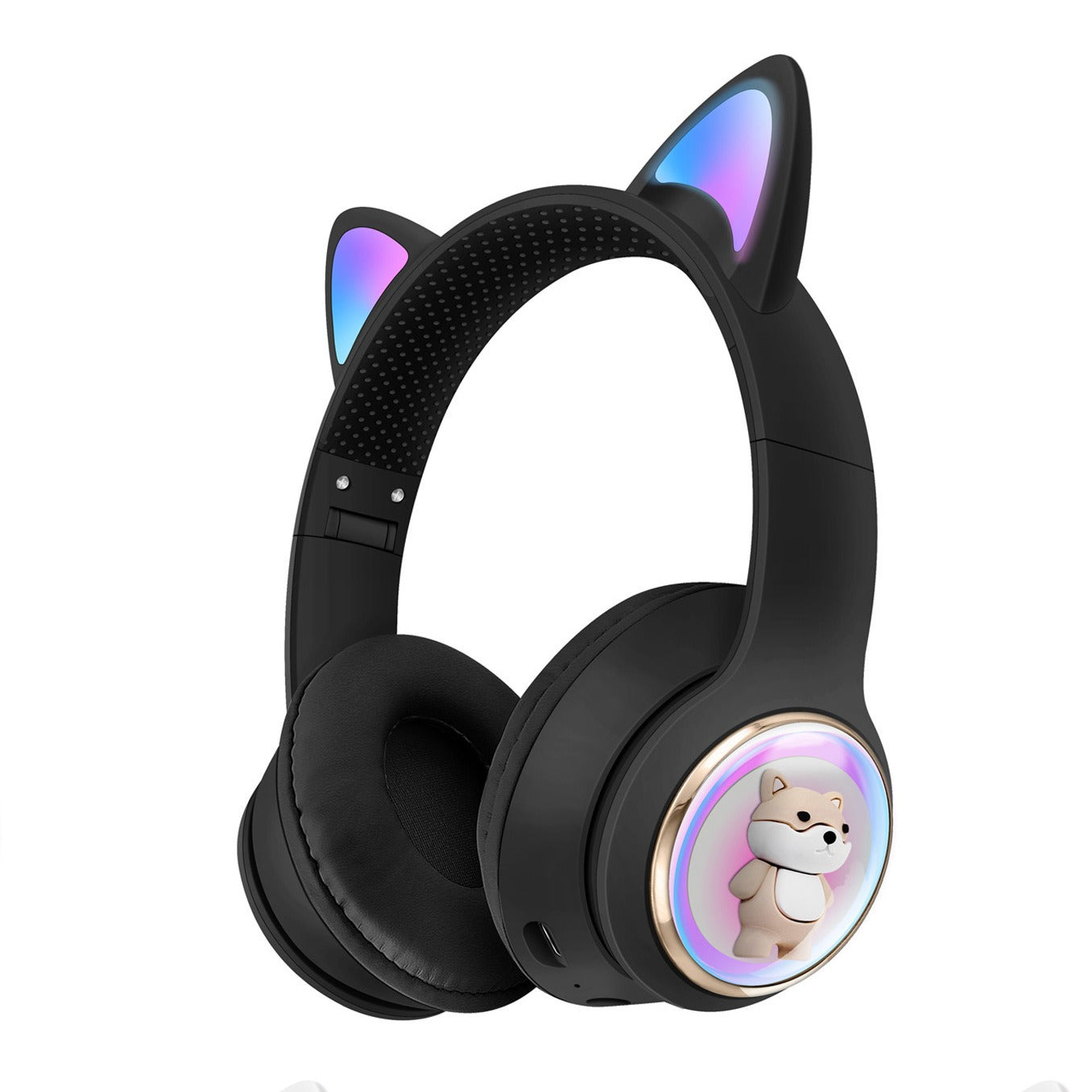 AKZ-51 Earphones Space Cabin Cute Cartoon Pet Bluetooth Headwear Large Battery Earphones Foldable Earphones - E-Esther Clothing Store