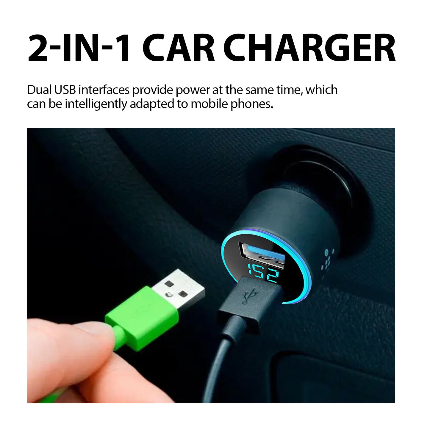 Car Dual USB Interface