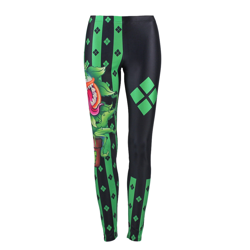 New Arrival Women Leggings Halloween Day Party Clown Cosplay Printed Leggins Pants 3D Digital Fitness Trousers - E-Esther Clothing Store