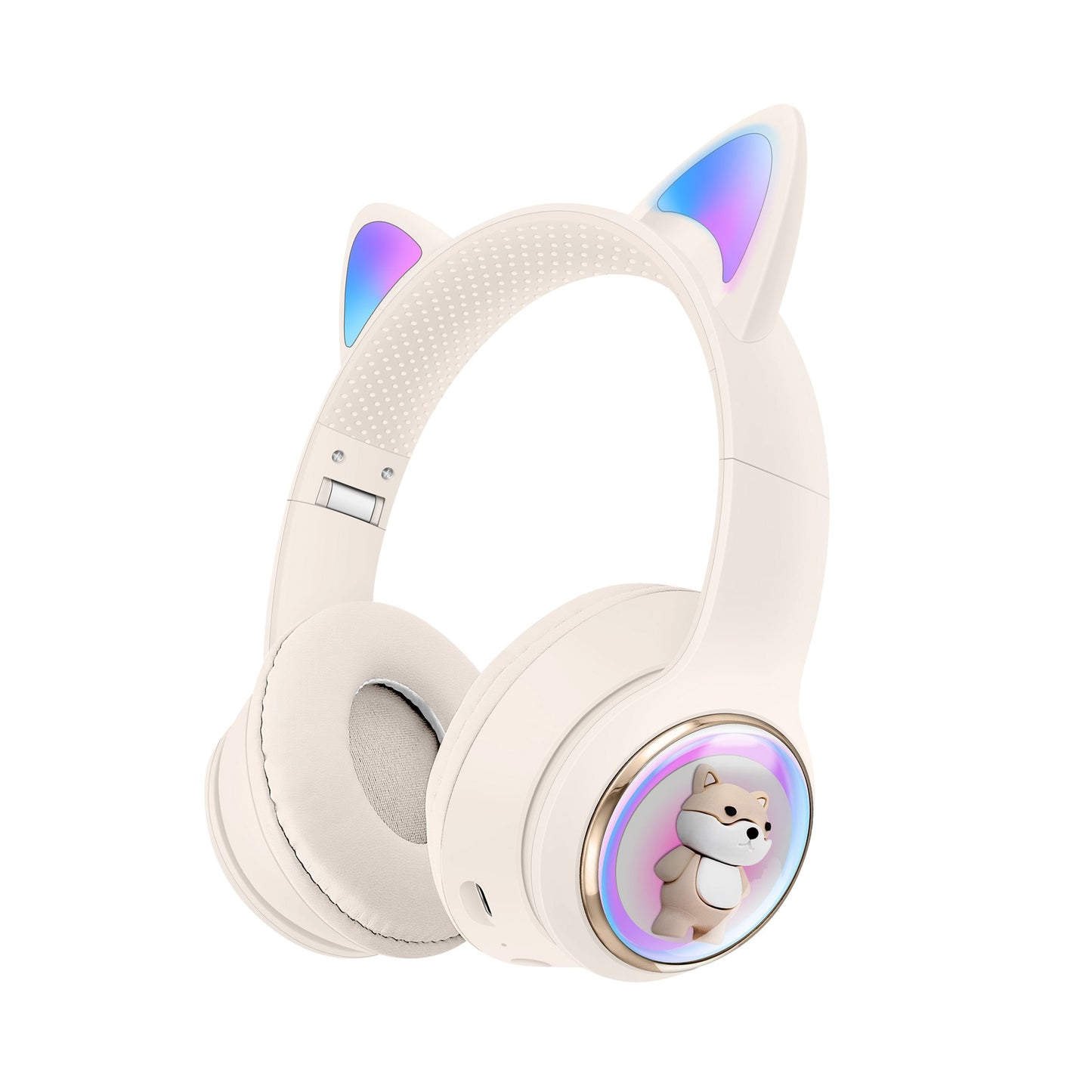 AKZ-51 Earphones Space Cabin Cute Cartoon Pet Bluetooth Headwear Large Battery Earphones Foldable Earphones - E-Esther Clothing Store