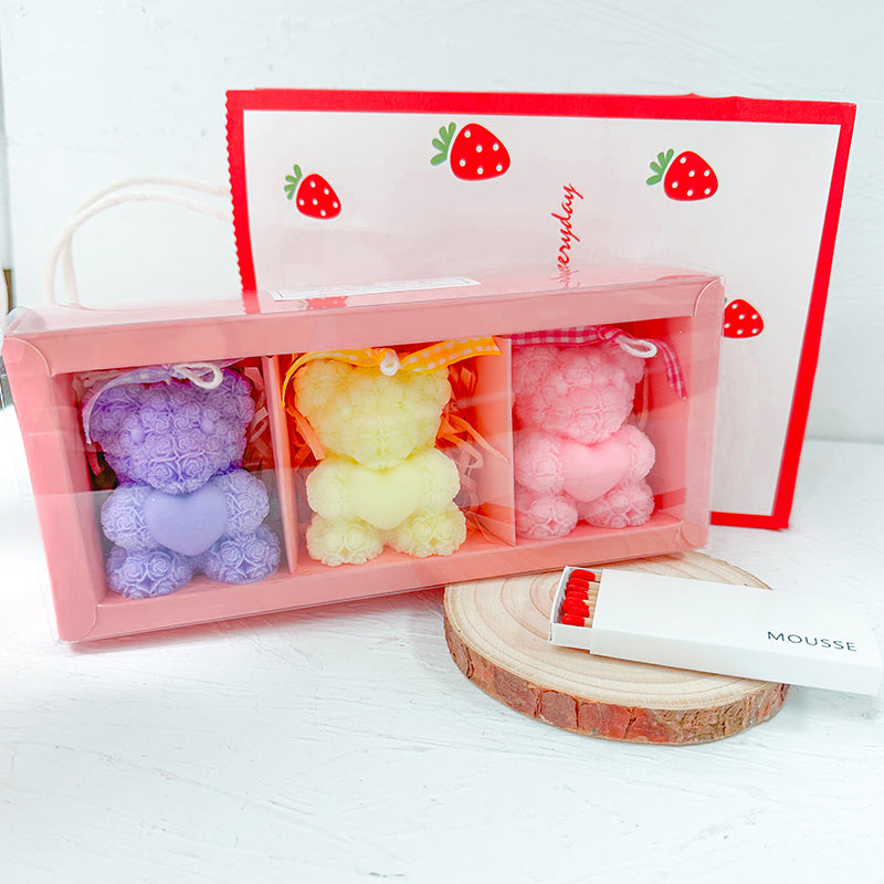 Aromatherapy Strawberry Candle Gift Box: Ideal birthday present, cute decor for girls, and perfect hand - gift for friends. - E-Esther Clothing Store