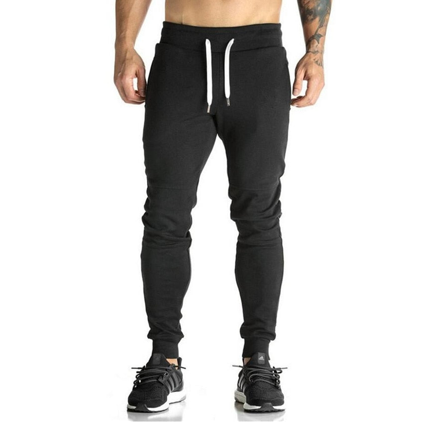 Newest Mens Sweatpants Autumn Winter Man Gyms Fitness Bodybuilding Joggers Workout Trousers Men Casual Cotton Pencil Pants - E-Esther Clothing Store