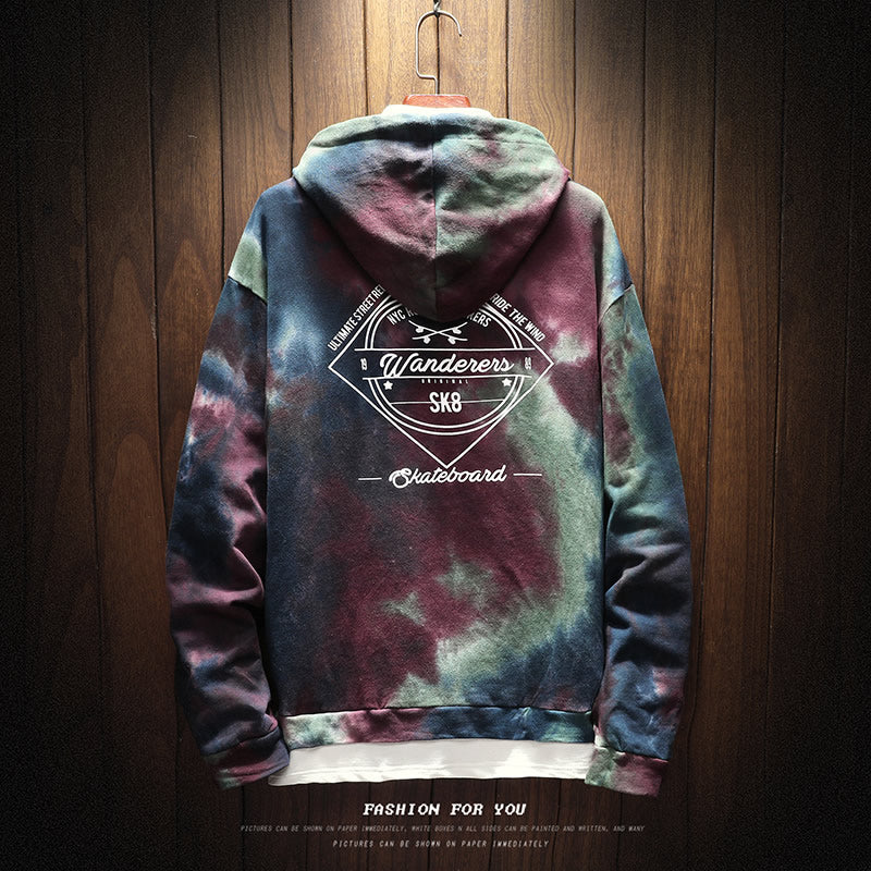 shark Hoodie Men fashion Hoodies mens Clothes patchwork sweatshirt Punk Rock Print Sweatshirt Casual Mens Clothing Streetwear - E-Esther Clothing Store