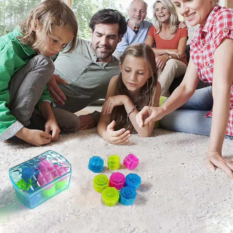 12-piece Gonggi set in storage box for traditional dice game, trains hand - eye coordination - E-Esther Clothing Store