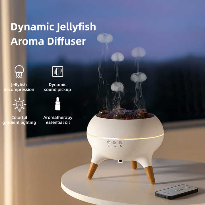 Spray HumidificadorElectric Night Light Air Humidifier With Remote Aromatherapy - E-Esther Clothing Store