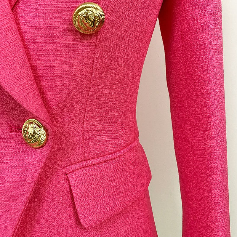 New Double Breasted Blazer Coats Women Fashion Party Club Clothes Long Sleeves Sequin Shinny Jackets Luxury Oversized - E-Esther Clothing Store