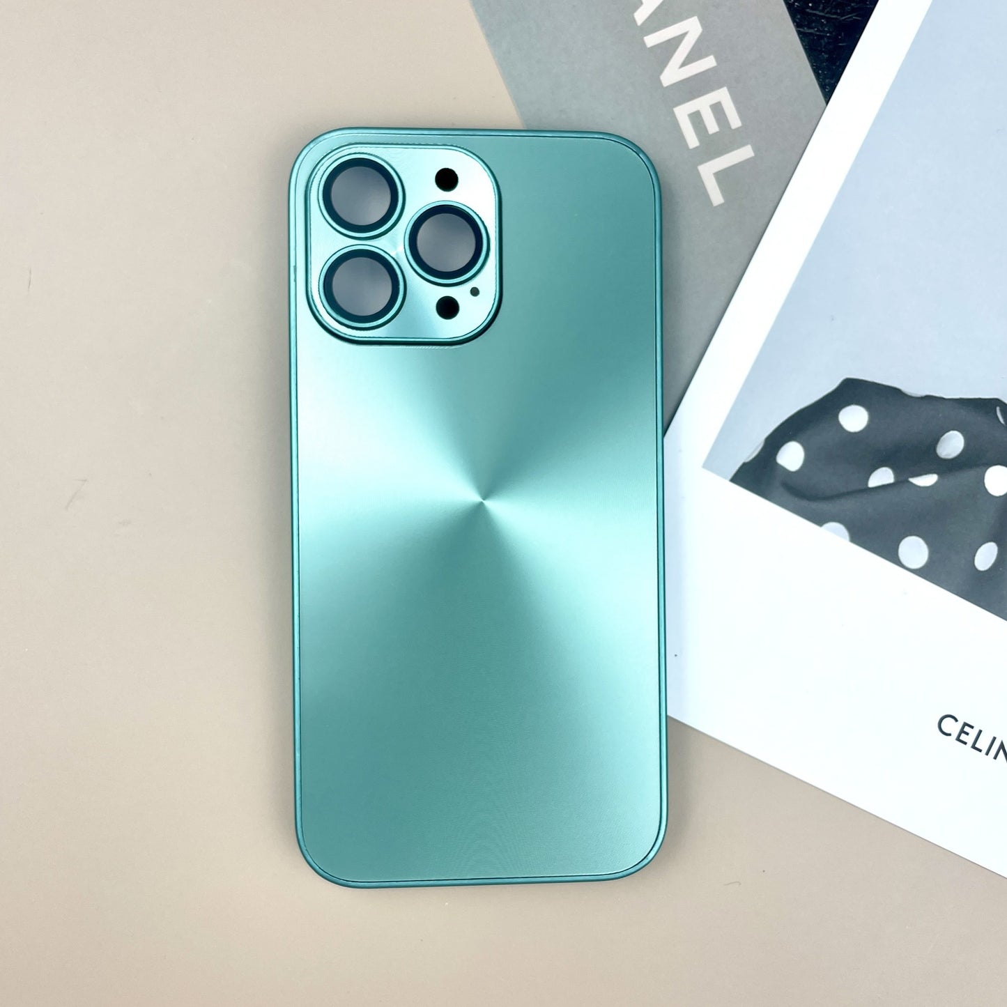 Suitable for iPhone 14 Promax phone case Aurora laser CD pattern Apple 15 new matte 13 all inclusive eye protection - E-Esther Clothing Store