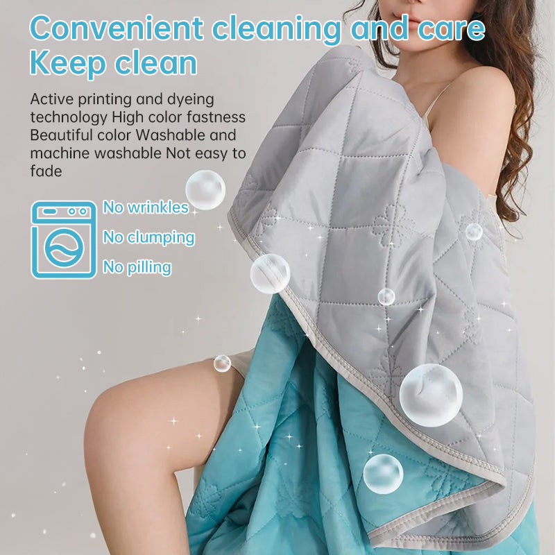 Grade A Cooling Blanket: Soft, breathable, king/queen size