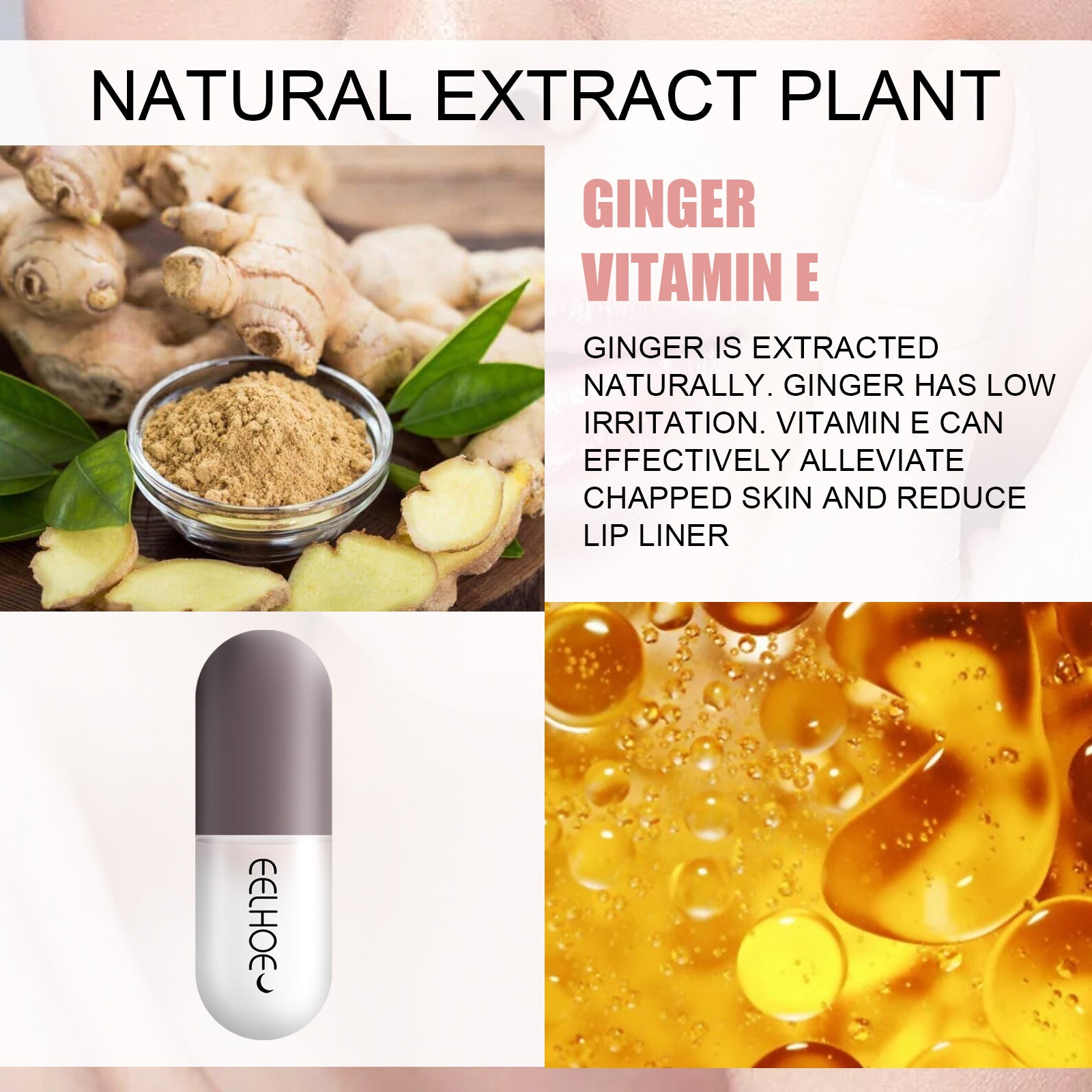 Day And Night Lip Moisturizing Capsule, Hydrates Increases Lip Elasticity And Volumizes Lip Duller Lip Plump Lip Liquid - E-Esther Clothing Store