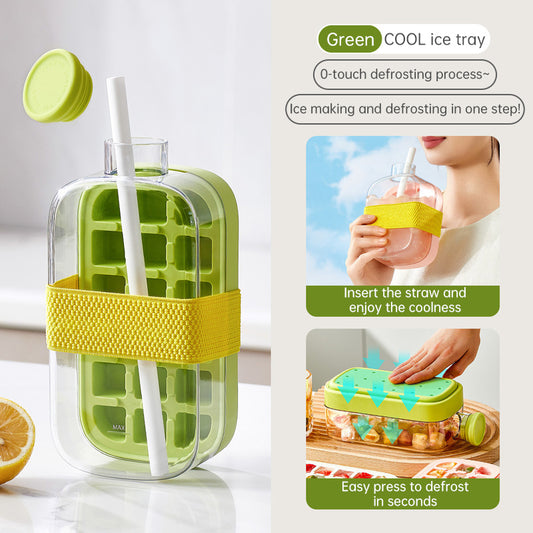 Ice - covered tray; freezer - overflow prevention ice tray - E-Esther Clothing Store