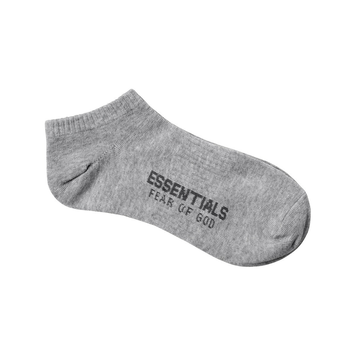 FEAR OF GOD DOUBLE LINE ESSENTIALS Mens and Women's High Street FOG Letter Fashion Brand Sports Socks Boat Socks Versatile - E-Esther Clothing Store