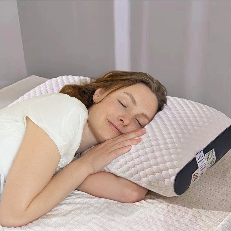 2025 New SPA Sleep Pillow: Sleep aid, neck support, orthopedic, soybean fiber massage, for home - E-Esther Clothing Store