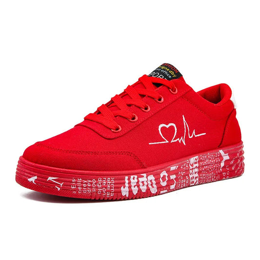 Round Toe Lace Up Platform Sneakers - E-Esther Clothing Store