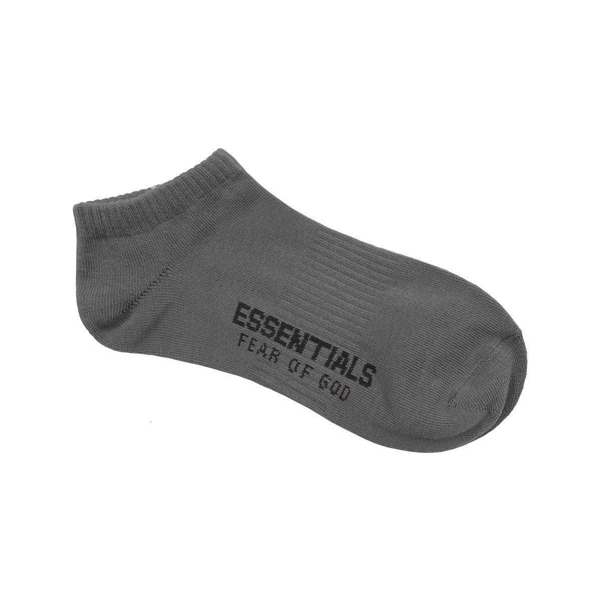 FEAR OF GOD DOUBLE LINE ESSENTIALS Mens and Women's High Street FOG Letter Fashion Brand Sports Socks Boat Socks Versatile - E-Esther Clothing Store