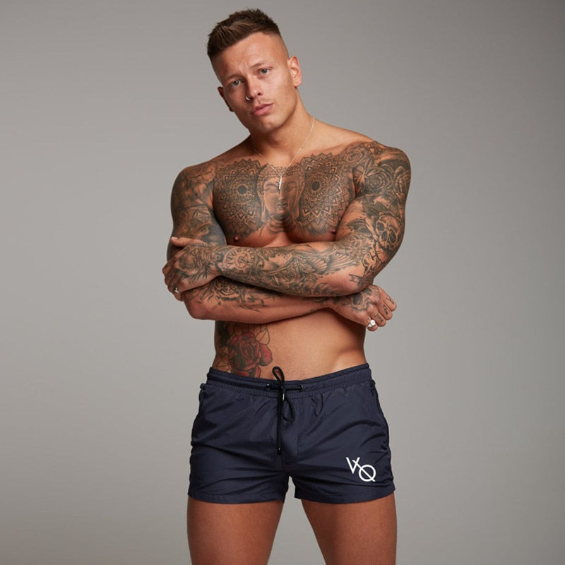 Men Gyms Fitness Bodybuilding Shorts Mens Summer Casual Cool Short Pants Male Jogger Workout Beach Breechcloth Bottoms - E-Esther Clothing Store