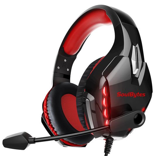 S11 Head mounted Gaming Chicken Earphones Wired Control Esports Earphones Luminous Computer Earphones - E-Esther Clothing Store