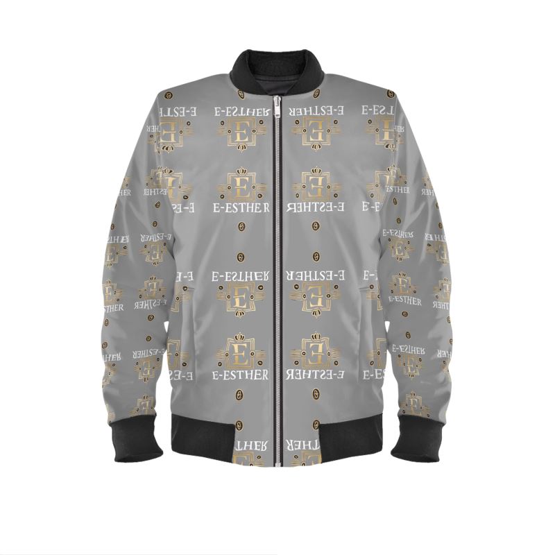 E-Esther Grey Bomber - E-Esther Clothing Store