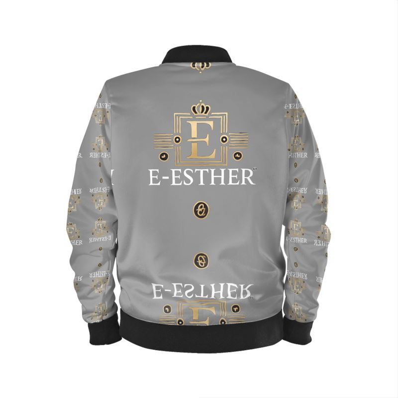 E-Esther Grey Bomber - E-Esther Clothing Store