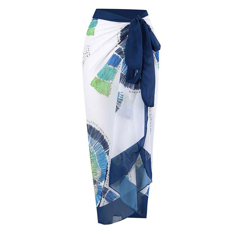 Jumpsuit sunscreen gauze skirt set - E-Esther Clothing Store