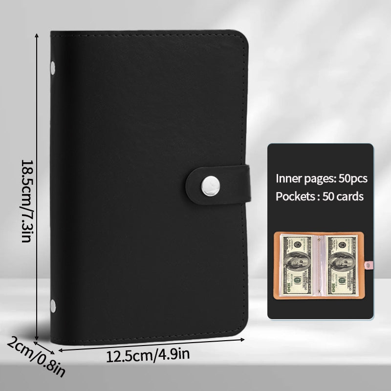 Versatile 100 - envelope savings book. Doubles as banknote album, money - saving organizer & photocard holder. Great for managin - E-Esther Clothing Store