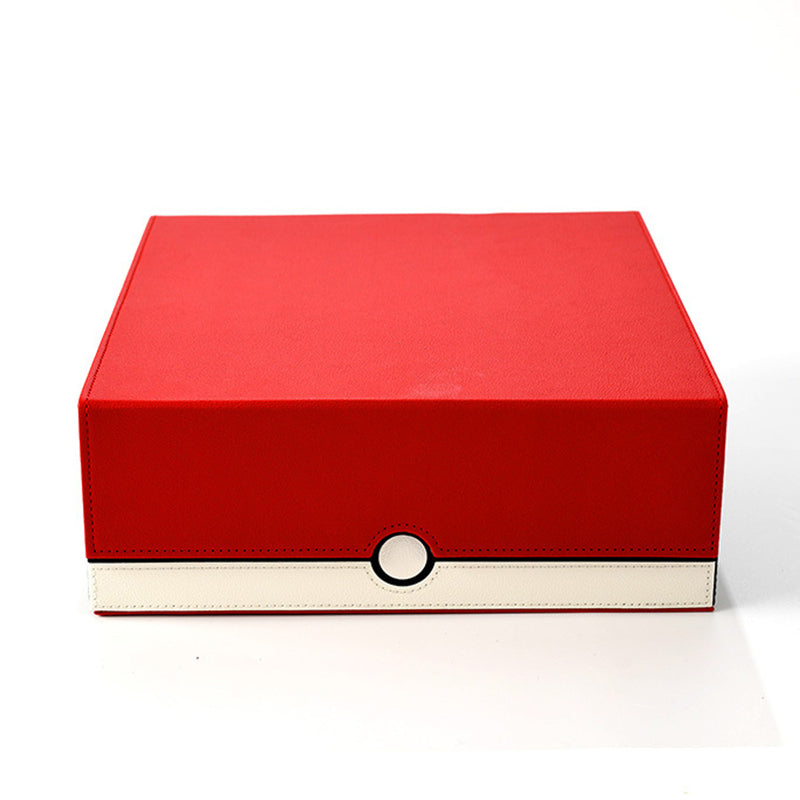 Row Card Holder. Large - capacity, Patchwork. Holds 3000+ Naked Cards. PU Leather