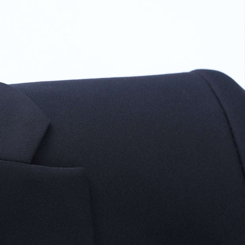 Business Casual Luxury Suit Men Slim Fit Suits with Pants 2 Piece Wedding Blazer Mens Formal Party Jacket - E-Esther Clothing Store
