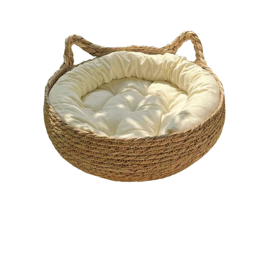 Cat Nest Winter Warm Cat Nest Cushion Thick Winter Round Nest House - E-Esther Clothing Store