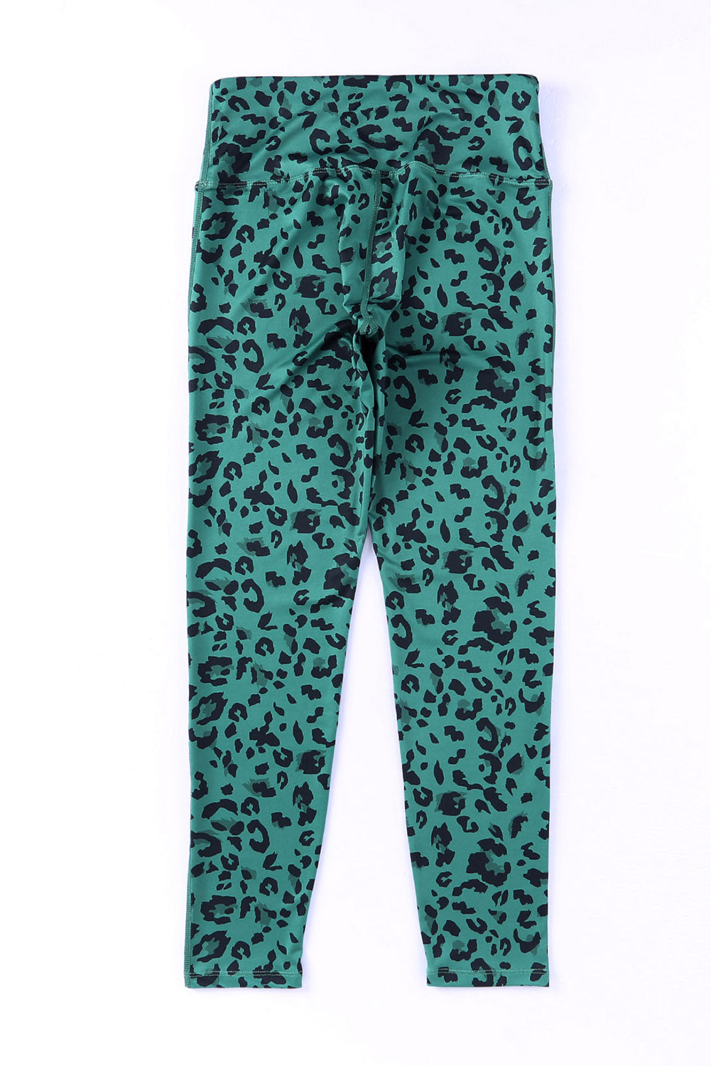 Green Classic Leopard Print Active Leggings - E-Esther Clothing Store