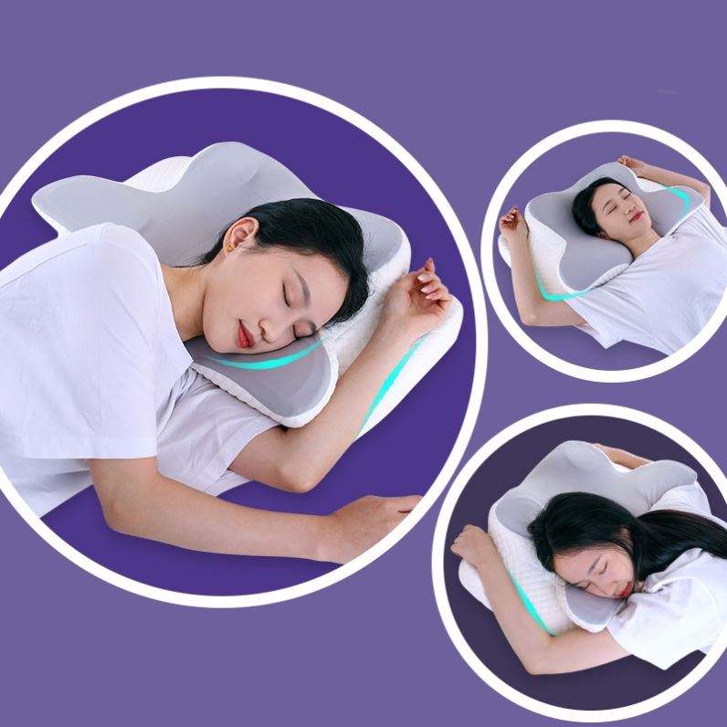 Ergonomic Cervical Pillow For Sleeping Orthopedic Support Pillows Odorless Contour Neck Pain Memory Foam Pillow - E-Esther Clothing Store