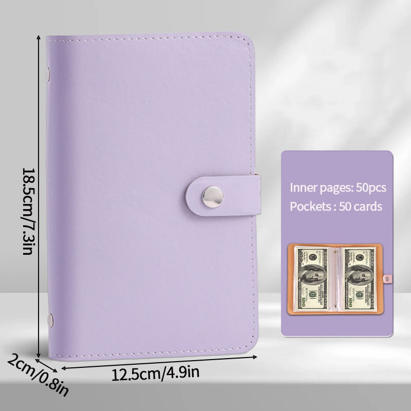 Versatile 100 - envelope savings book. Doubles as banknote album, money - saving organizer & photocard holder. Great for managin - E-Esther Clothing Store