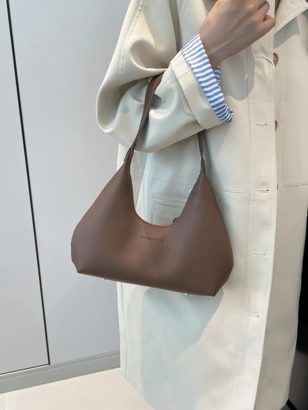 Moon Shape Shoulder Bag - E-Esther Clothing Store