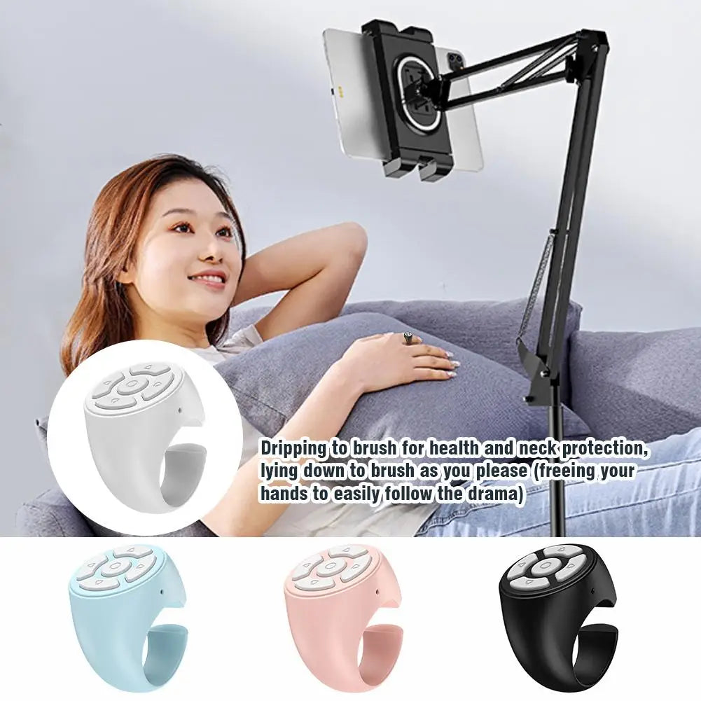 Bluetooth ring remote control tablet phone camera controller remote control page turning - E-Esther Clothing Store