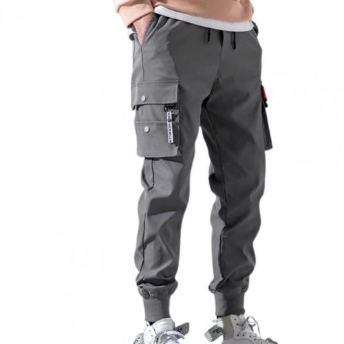 Autumn Men Pants Hip Hop Harem Joggers Pants New Male Trousers Mens Solid Multi-pocket Cargo Pants Skinny Fit Sweatpants - E-Esther Clothing Store