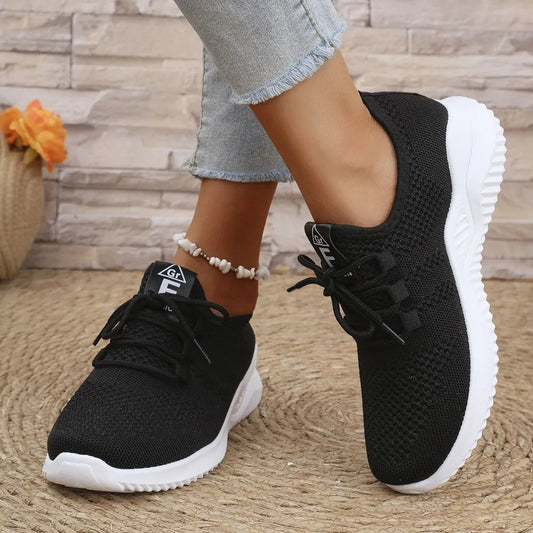 Breathable Mesh Lace Up Athletic - E-Esther Clothing Store