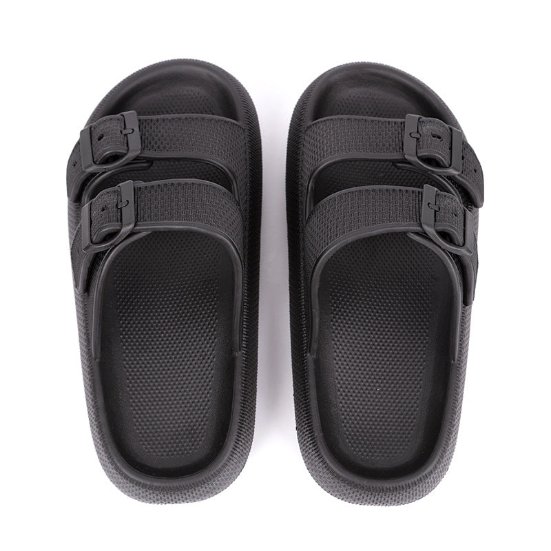 Soft slippers for women in summer anti slip shower slippers for home use cool slippers for men with thick soles - E-Esther Clothing Store