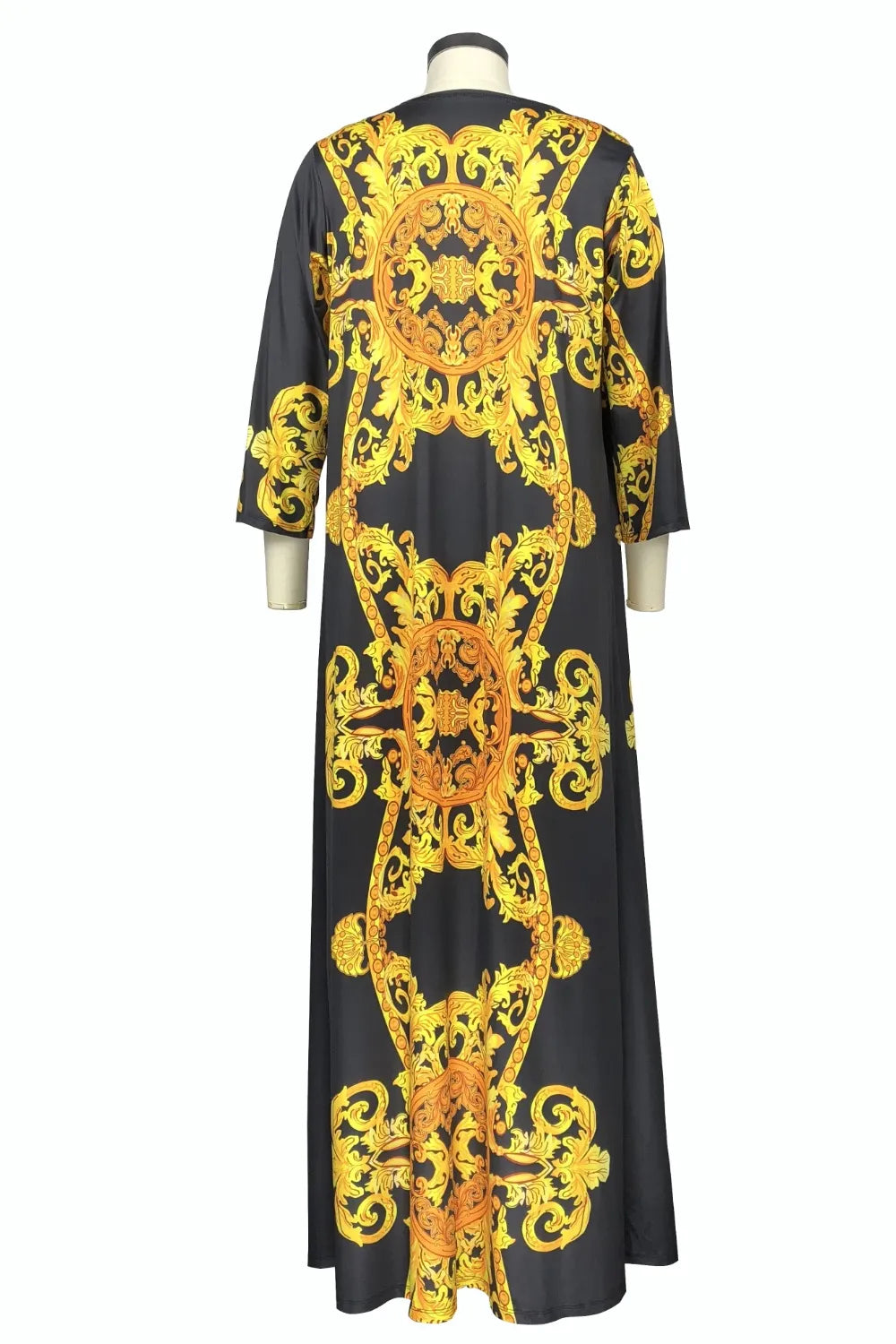 Printed Plunge One-Piece and Cover Up Swim Set - E-Esther Clothing Store