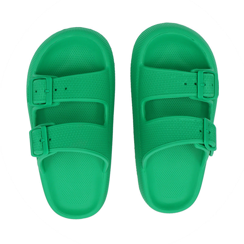 Soft slippers for women in summer anti slip shower slippers for home use cool slippers for men with thick soles - E-Esther Clothing Store