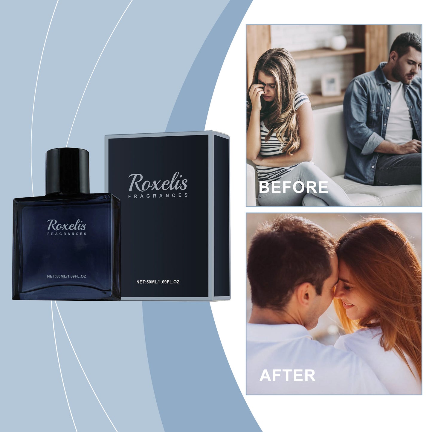 Men's Charm Perfume, Natural Fresh Lasting Fragrance Release Men's Charm Temperament Dating Atmosphere Perfume - E-Esther Clothing Store