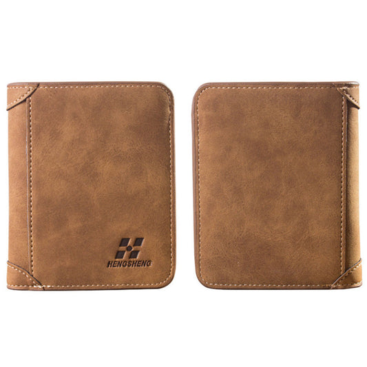 Mens Luxury Soft Business Leather Bifold Wallet Credit Card Holder Purse - E-Esther Clothing Store