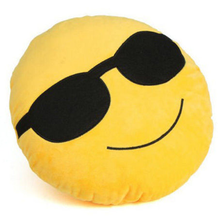 30cm Face Emoji Pillow Round Cushion For Sofa Car Seat Home Decorative Cushions - E-Esther Clothing Store