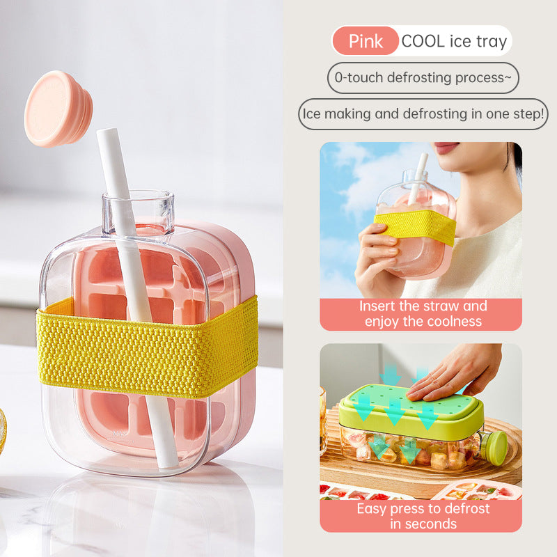 Ice - covered tray; freezer - overflow prevention ice tray - E-Esther Clothing Store