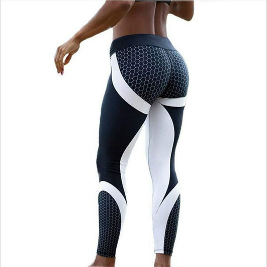 New Arrival Pattern Leggings Women Printed Pants Work Out Sporting Slim White Black Trousers Fitness Leggins - E-Esther Clothing Store