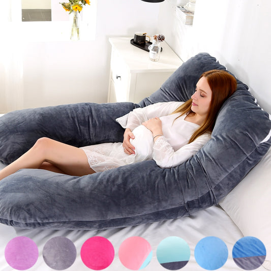 130x70cm Pregnant Pillow for Pregnant Women Cushion for Pregnant Cushions of Pregnancy Maternity Support Breastfeeding for Sleep - E-Esther Clothing Store