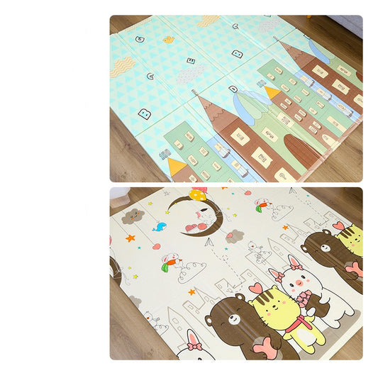 Crawling pad for babies thickened 4cm insulated household baby crawling pad foldable baby floor mat Xpe crawling pad - E-Esther Clothing Store