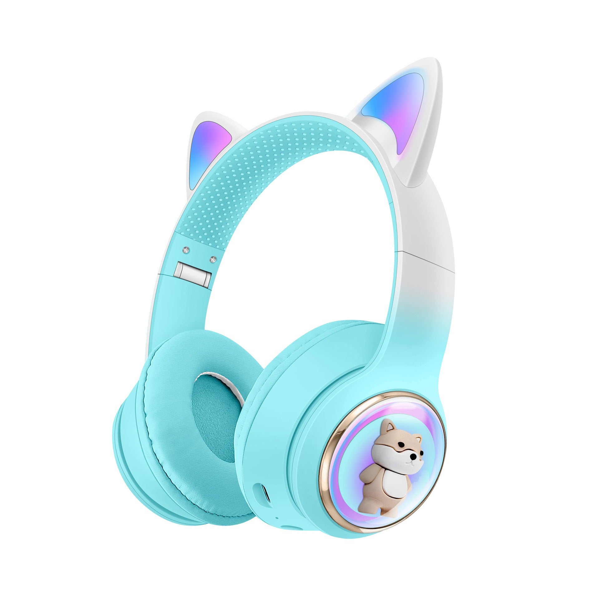 AKZ-51 Earphones Space Cabin Cute Cartoon Pet Bluetooth Headwear Large Battery Earphones Foldable Earphones - E-Esther Clothing Store