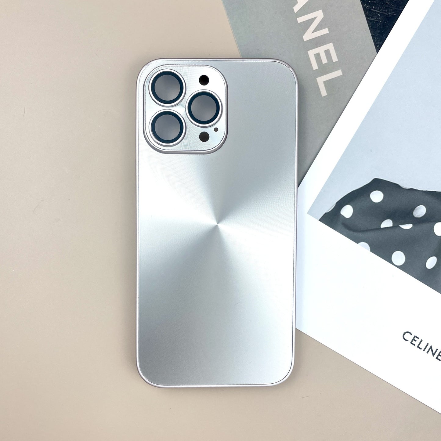 Suitable for iPhone 14 Promax phone case Aurora laser CD pattern Apple 15 new matte 13 all inclusive eye protection - E-Esther Clothing Store