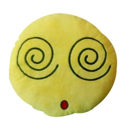 30cm Face Emoji Pillow Round Cushion For Sofa Car Seat Home Decorative Cushions - E-Esther Clothing Store