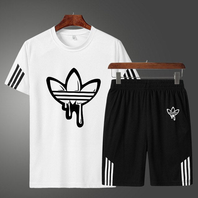 Men's Shorts Casual Suits Sportswear Mens Clothing Man Sets Pants Male sweatshirt Men Brand Clothing - E-Esther Clothing Store